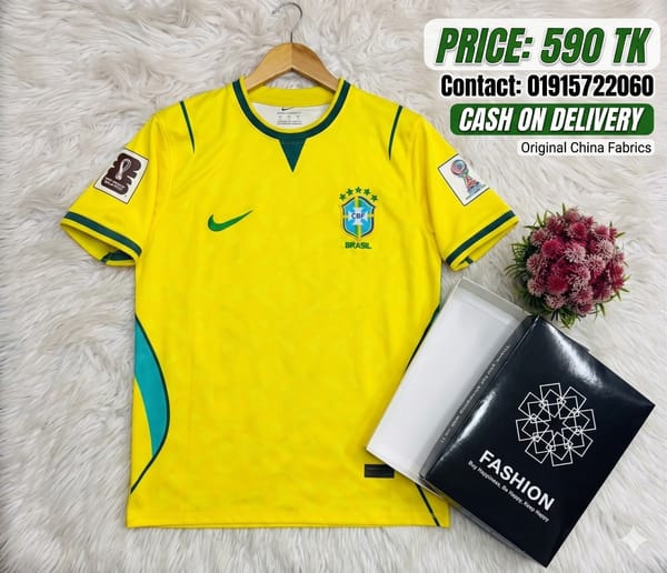 World Cup Embroidery Jersey (Brazil)